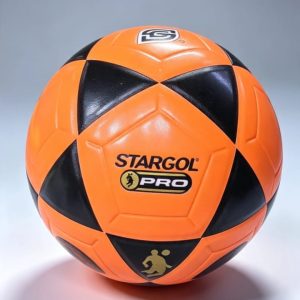 PELOTA FUTBOL PU SG STARGOL Naranja y negro